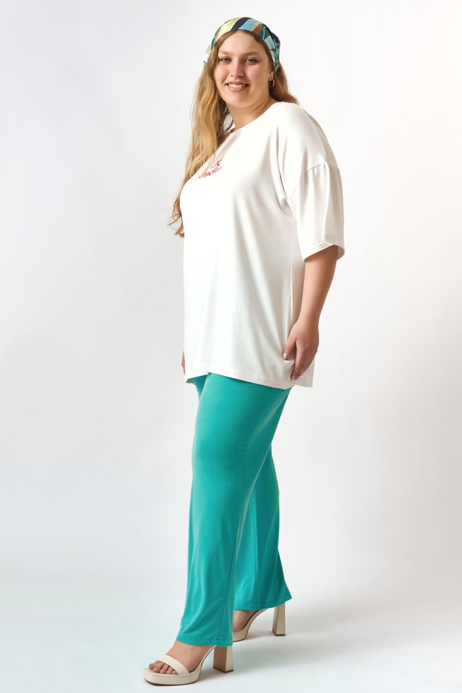 Oversized T-shirt Jucita TM Ροζ