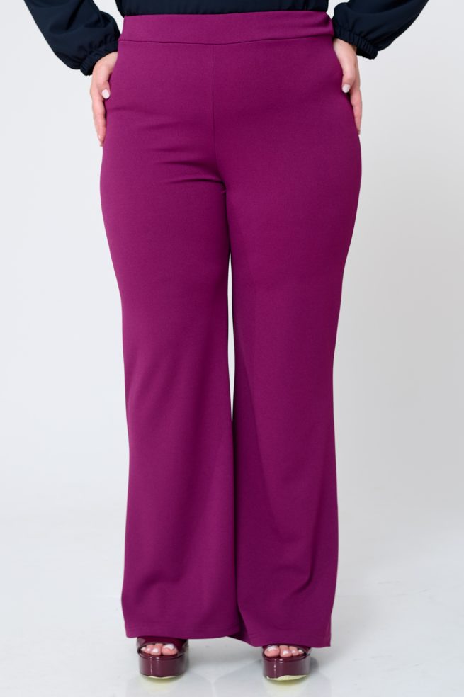 Παντελόνι Καμπάνα Κρεπ Chloe Magenta