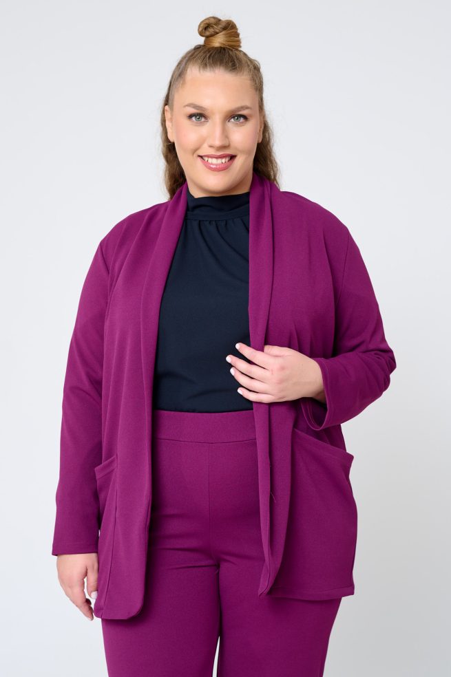 Σακάκι Κρεπ Chloe Magenta