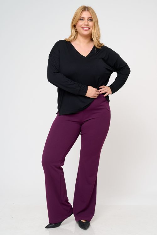 Παντελόνα Κρεπ Anna Magenta