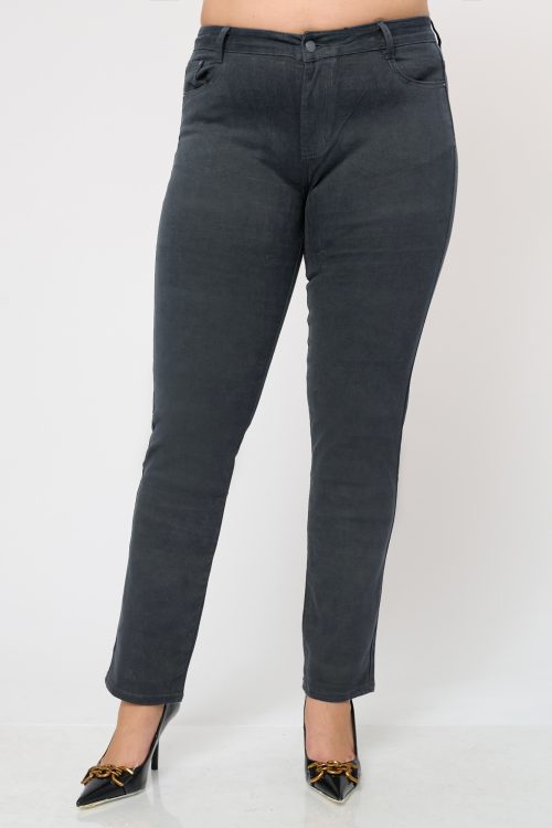 Τζιν Παντελόνι Slim Fit Charlotte Γκρι