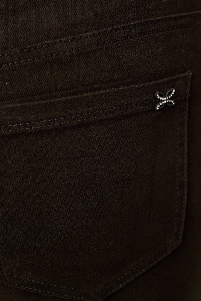 Τζιν Παντελόνι Slim Fit Charlotte Καφέ