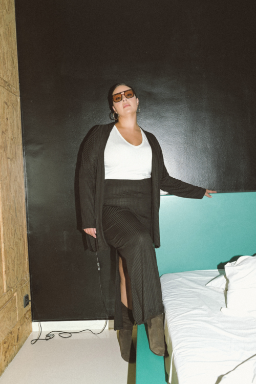 Μάξι Φούστα με Σκίσιμο Nora