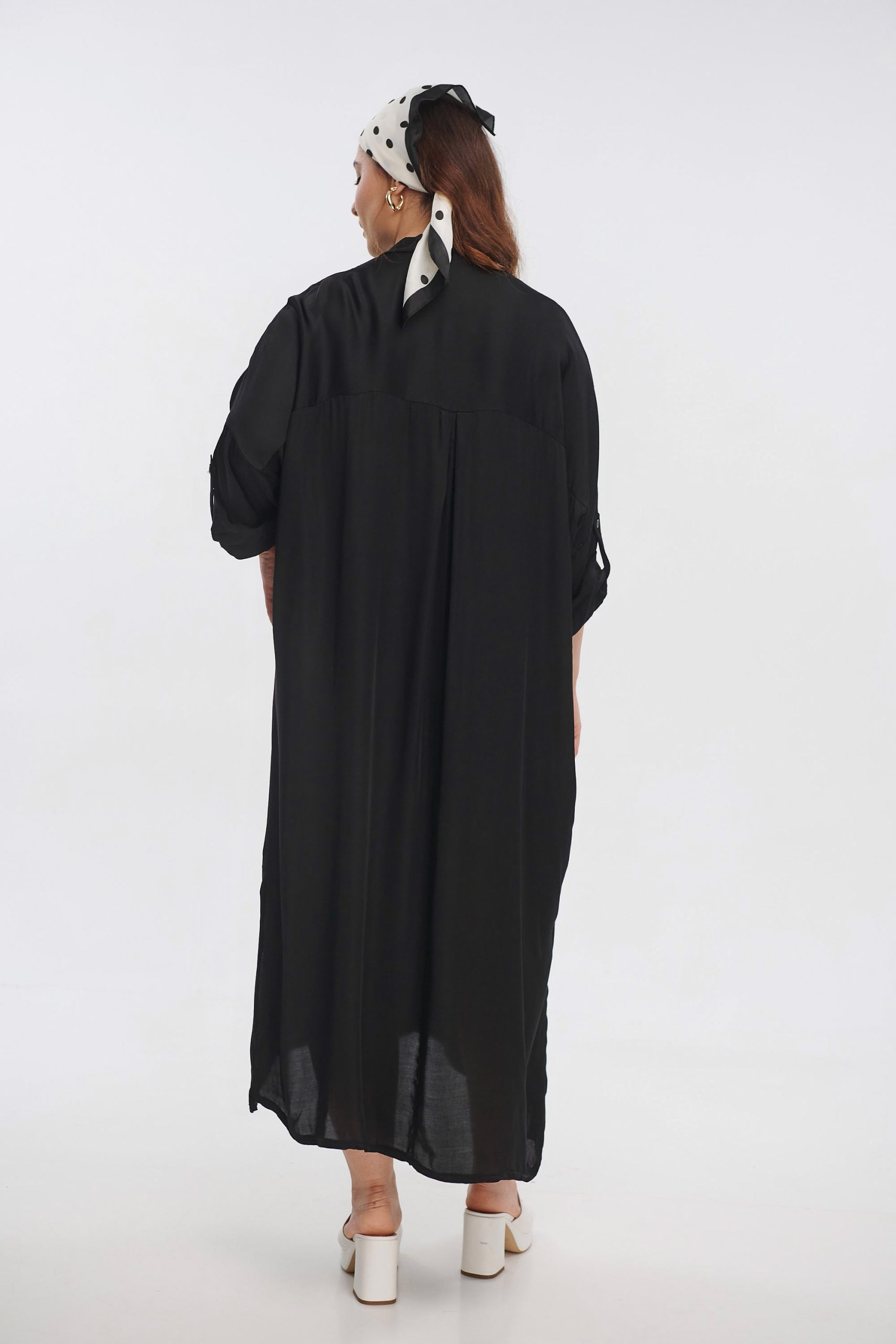 Φόρεμα Maxi Silky Μαύρο