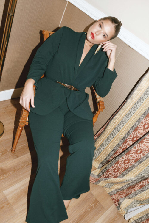 Σακάκι Κρεπ Alora Πράσινο