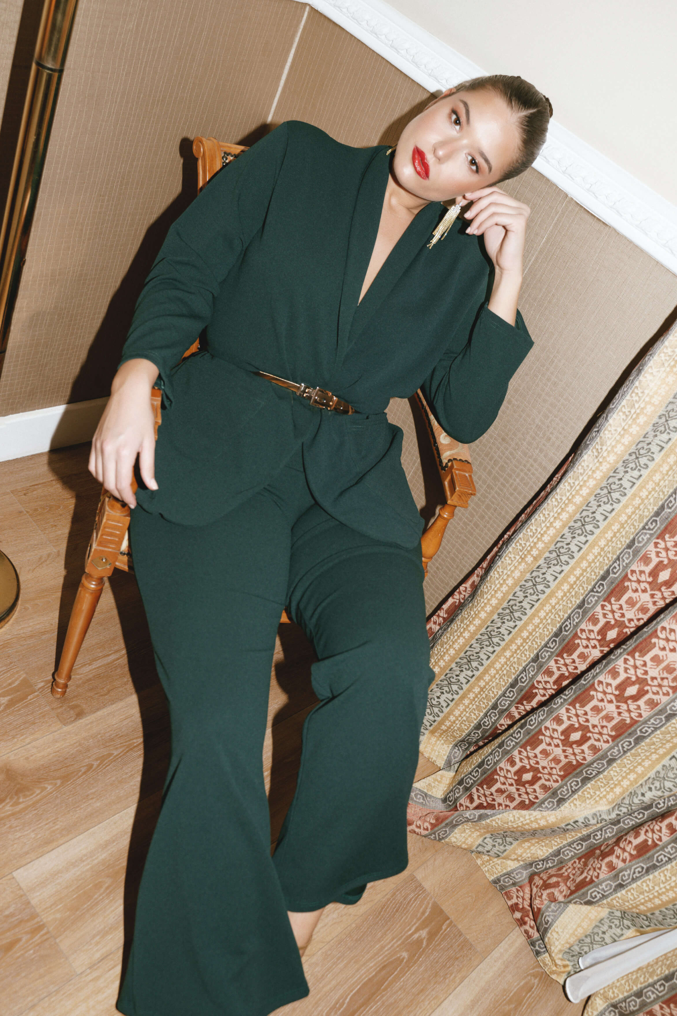 Σακάκι Κρεπ Alora Πράσινο