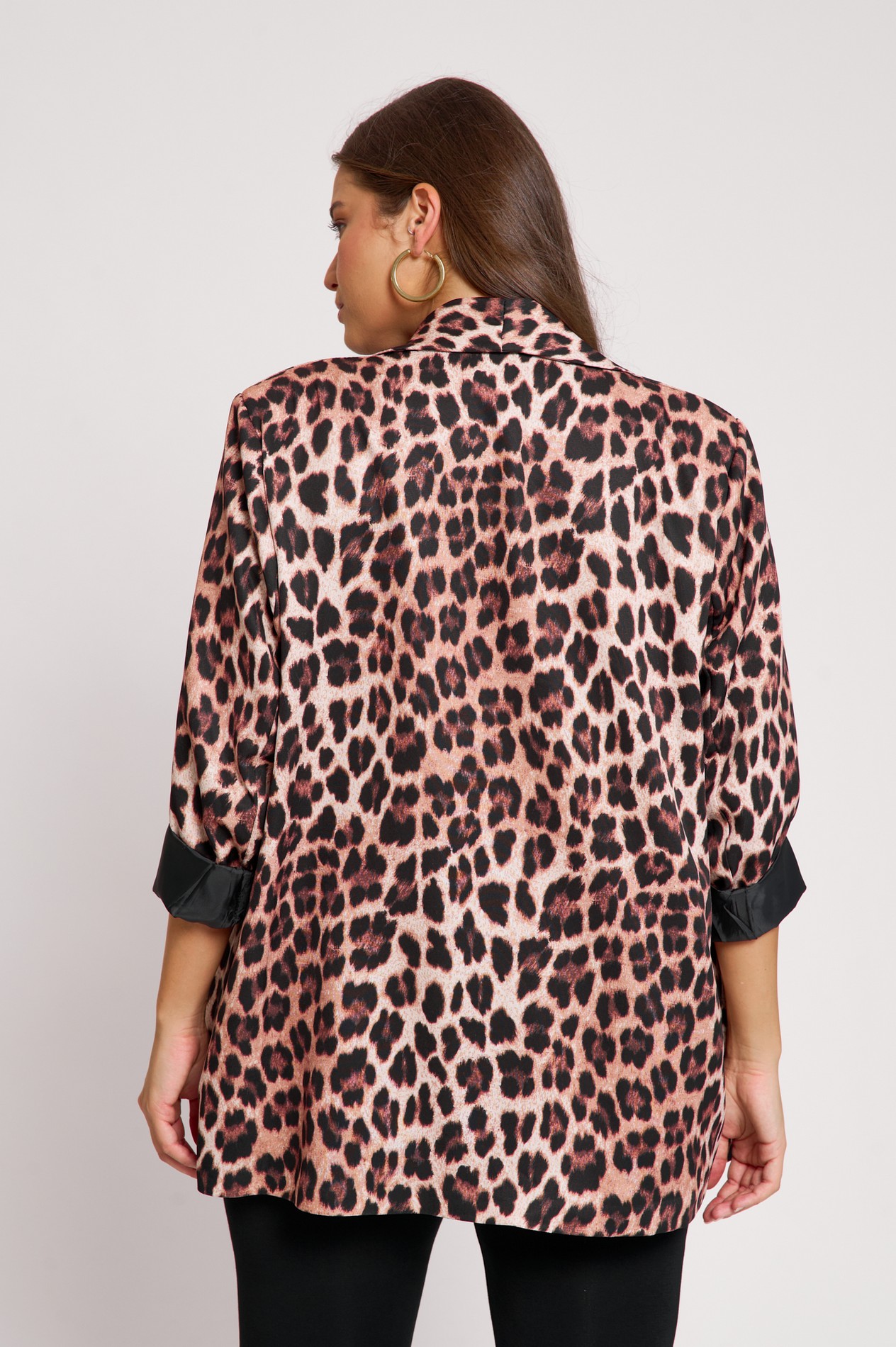 Σακάκι Oversized Korina Leopard