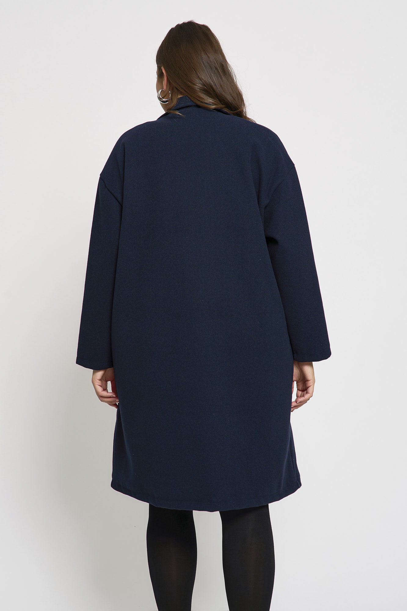 Παλτό με Γιακά Cornelia Μπλε