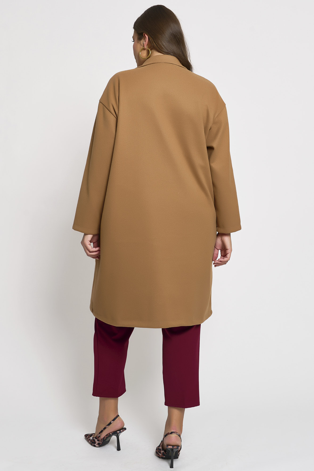 Παλτό με Γιακά Cornelia Καμηλό