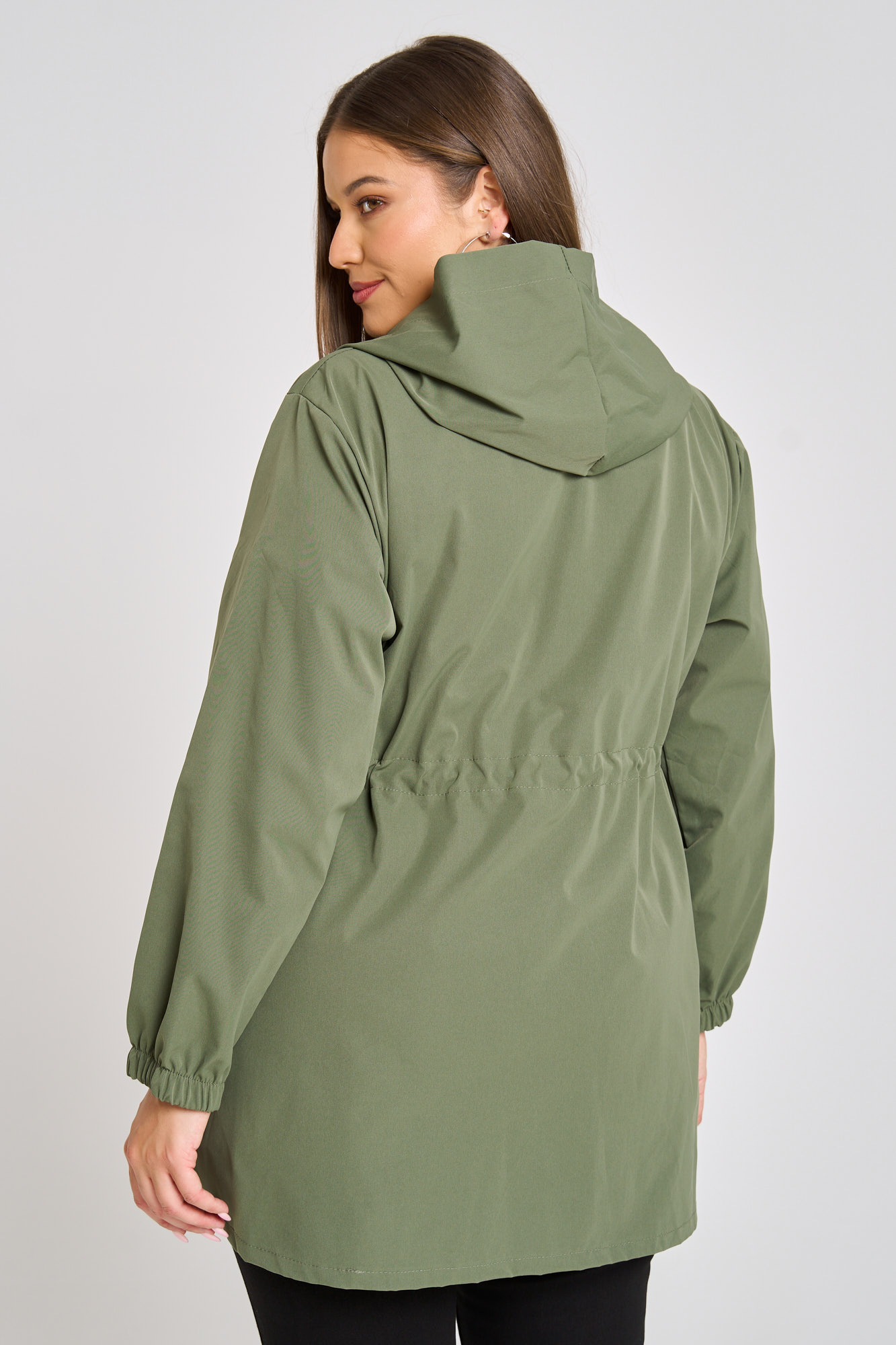 parka koukoula rithizomeni mesh cindy khaki