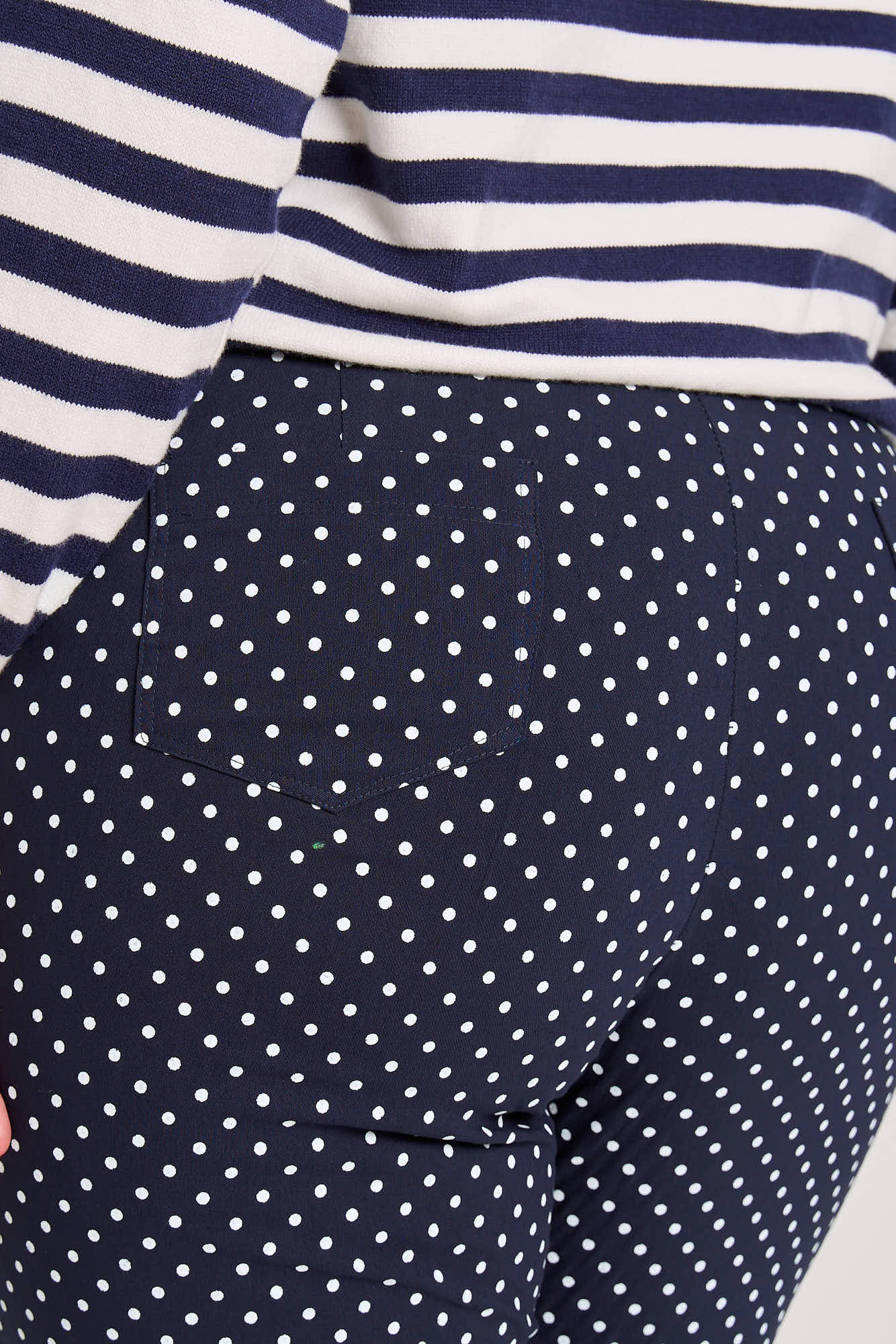 panteloni strets laura mple poua polka dot