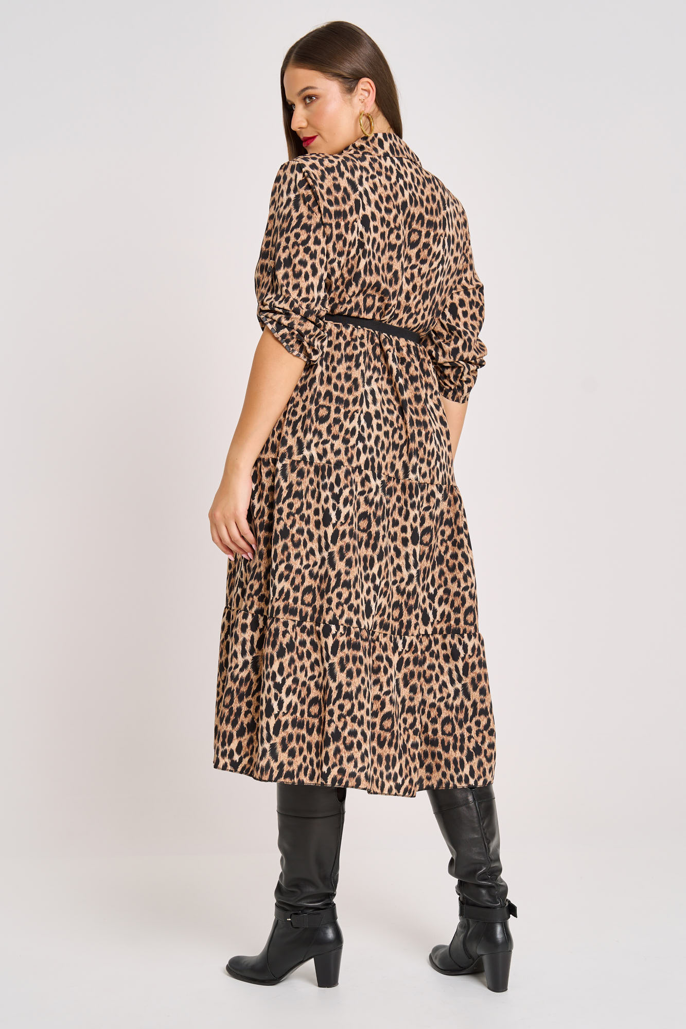 midi forema animal print giakas bolan melina leopard