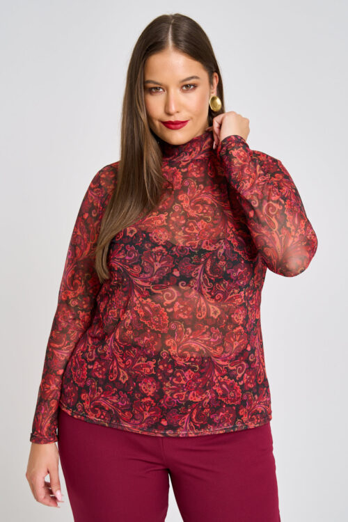 Μπλούζα See Through Syrina Λαχούρ