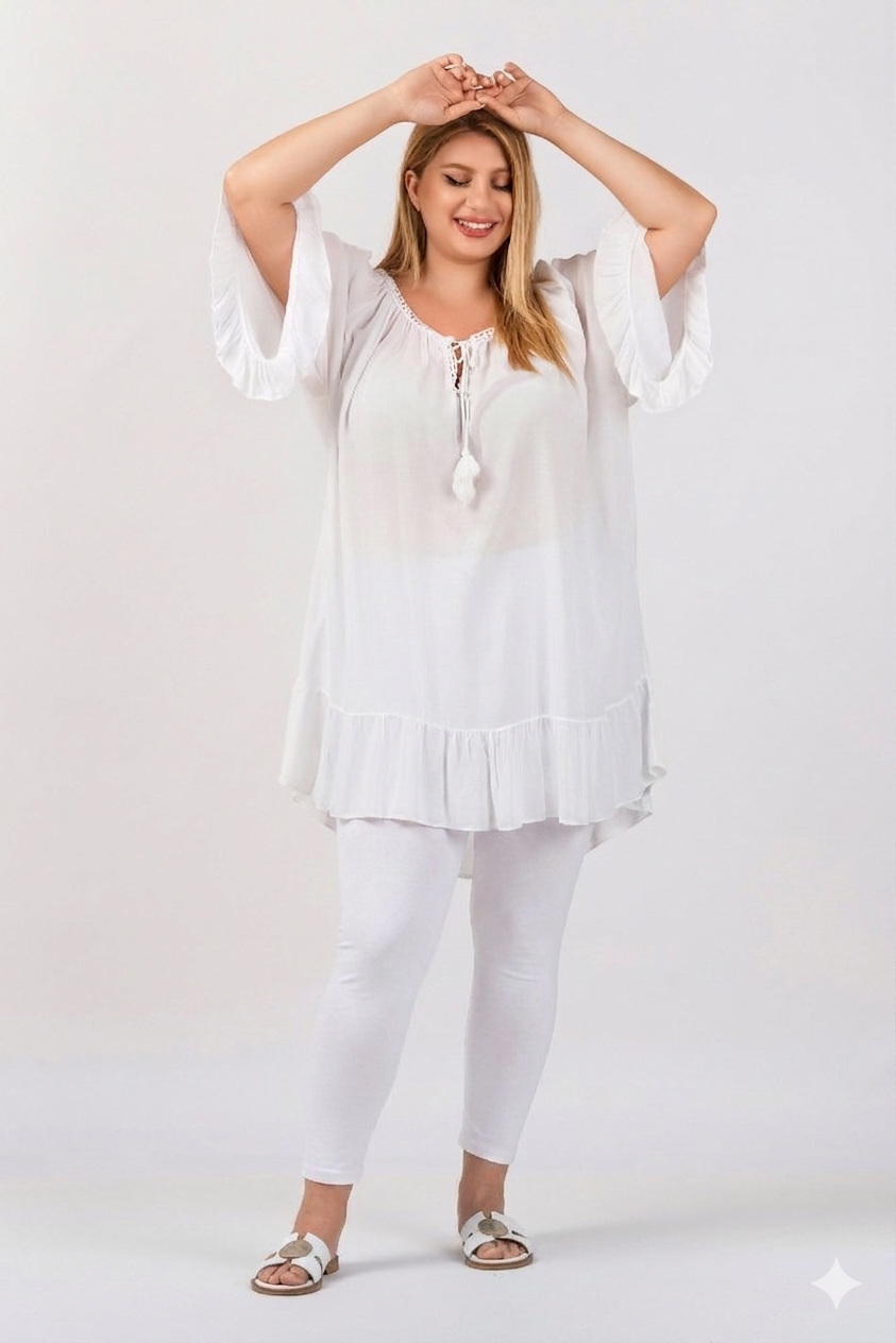 Κολάν Gloria Λευκό