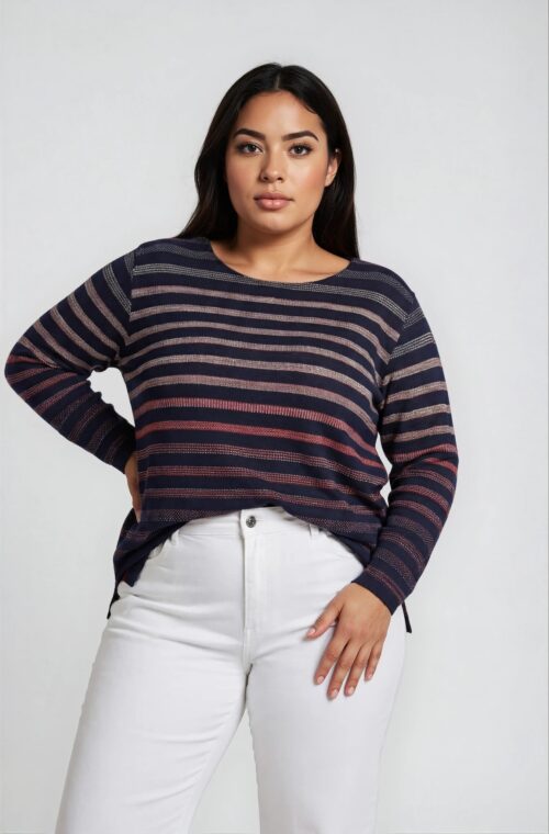 Μπλούζα Ελαστική Ριγέ Anais