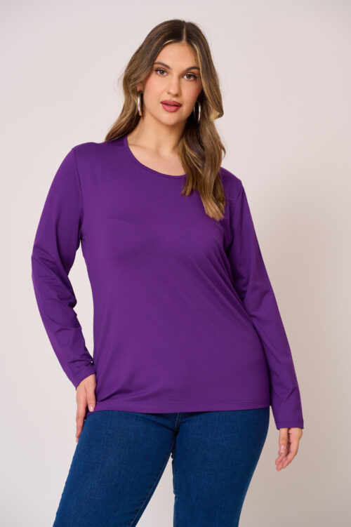 Basic Μπλούζα ελαστικής βισκόζης Ria