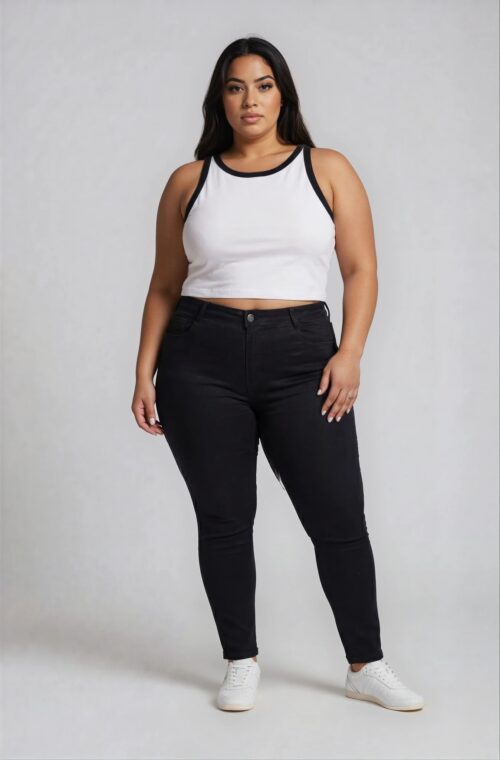 Crop Top με Παρτούς Ώμους Miranda