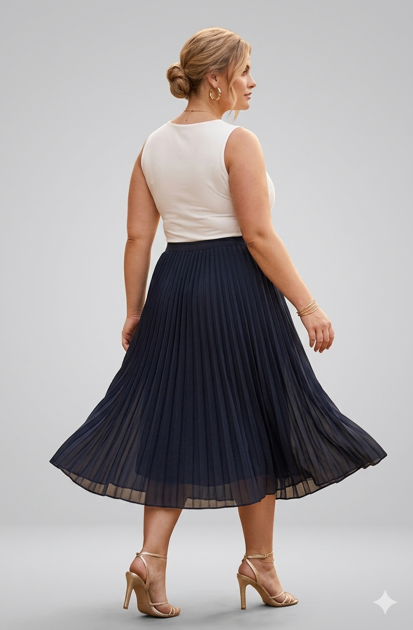 midi forema leuko top plise bianca
