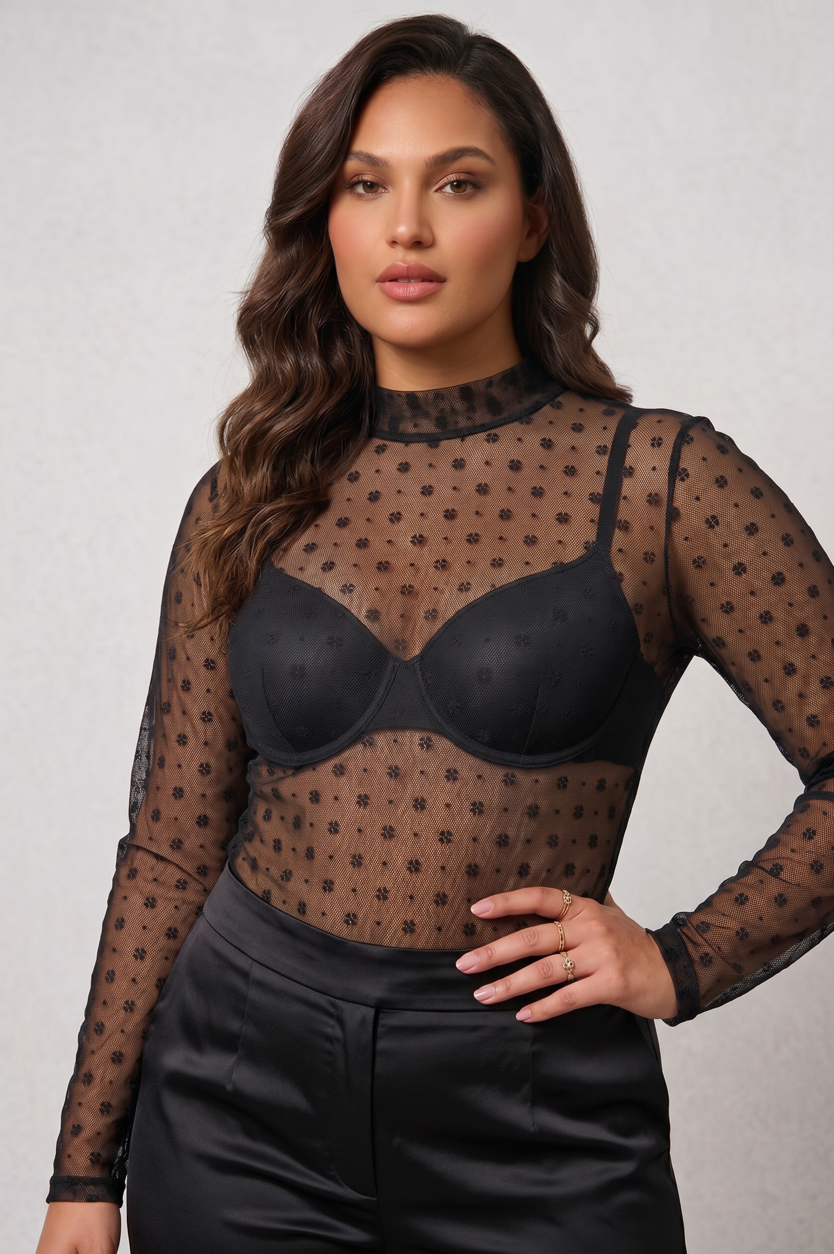 mplouza elastiki see through odette