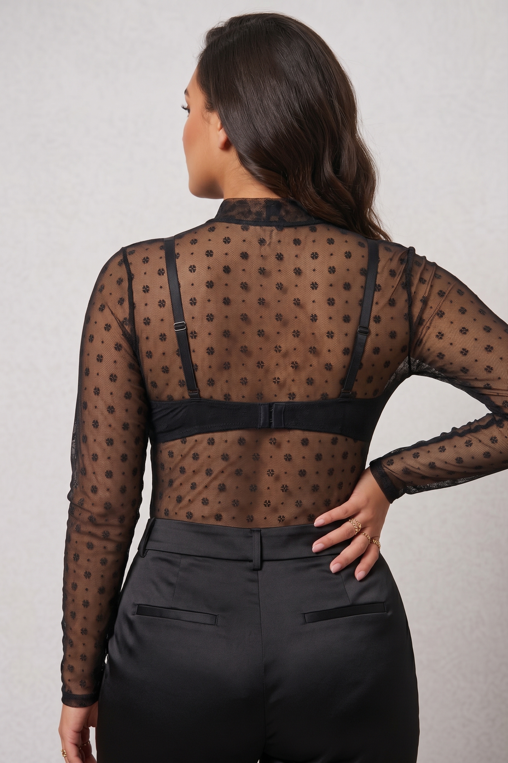 mplouza elastiki see through odette